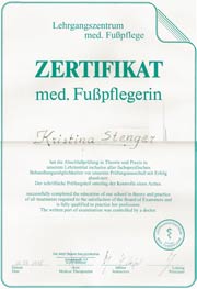 Zertifikat